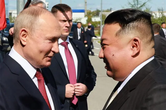 Putin y Kim Jong-un: 3 razones por las que a los líderes de Rusia y Corea del Norte les interesa ser aliados - BBC News Mundo