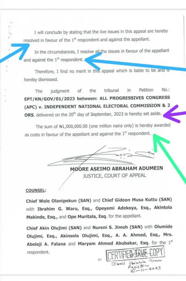 Di document wey dey circulate for social media