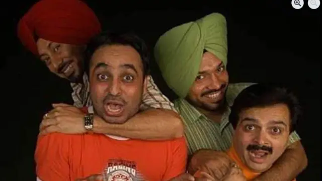 ਮਰਹੂਮ ਜਸਵਿੰਦਰ ਭੱਲਾ, ਭਗਵੰਤ ਮਾਨ, ਗੁਰਪ੍ਰੀਤ ਘੁੱਗੀ ਅਤੇ ਬਾਲ ਮੁਕੰਦ ਸ਼ਰਮਾ