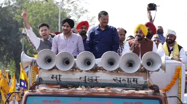 આમ આદમી પાર્ટીની રેલી