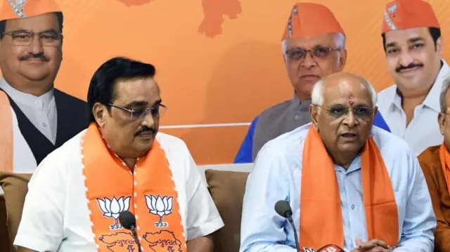 સી.આર.પાટીલ અને ભુપેન્દ્ર પટેલ (ફાઇલ ફોટો)