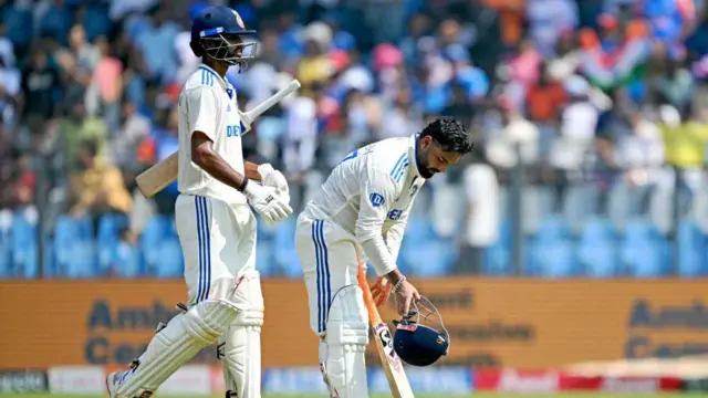 मैच के दौरान भारतीय खिलाड़ी