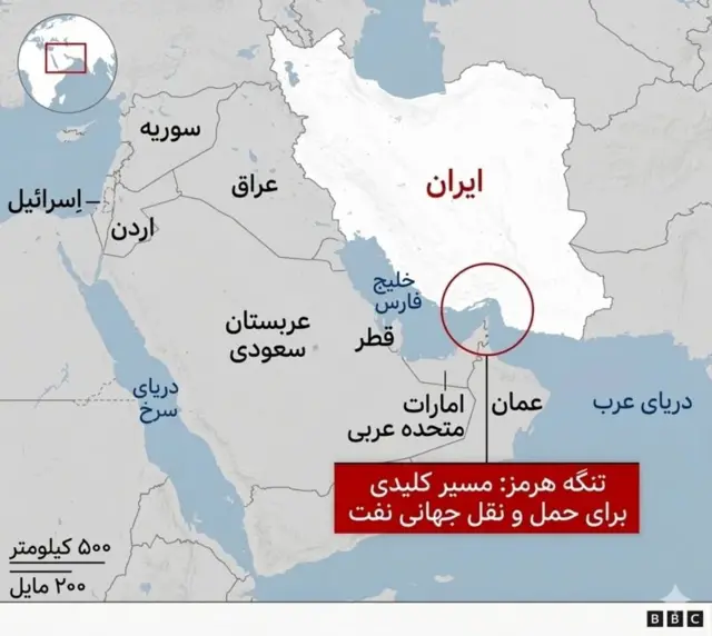 نقشهٔ تنگهٔ هرمز