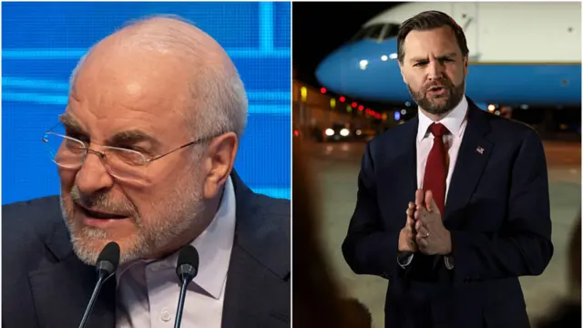 جے ڈی وینس، باقر قالیباف