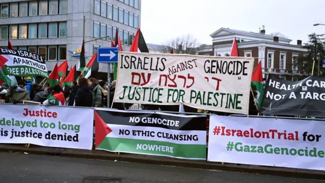 Manifestaciones en defensa de los palestinos