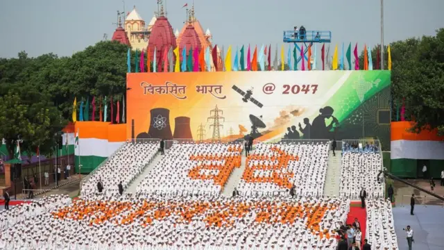 भारतीय स्वतन्त्रता दिवसमा लाल किल्लामा बन्दे मातरम्