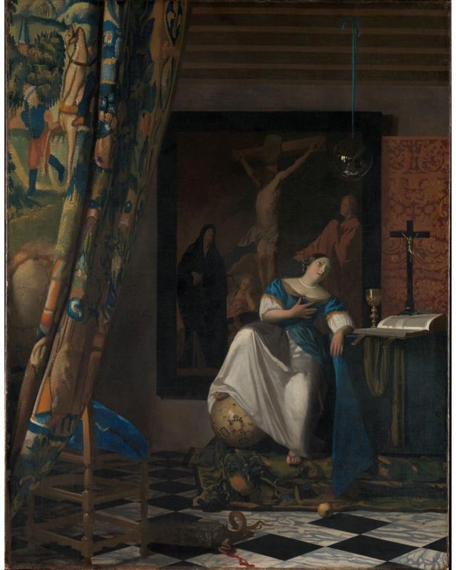 'A Alegoria da Fé' (1670-74), de Johannes Vermeer