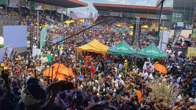 Aworan lati ayẹyẹ Ojude Oba