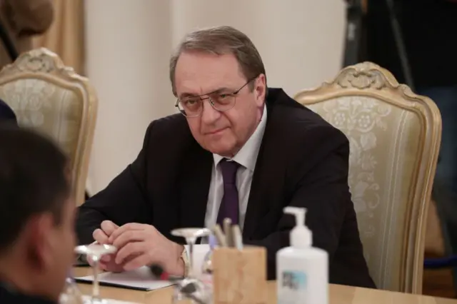 Mikhail Bogdanov bir toplantıda 