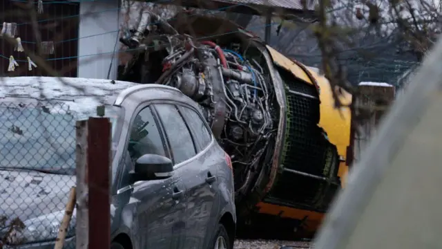 обломки самолета