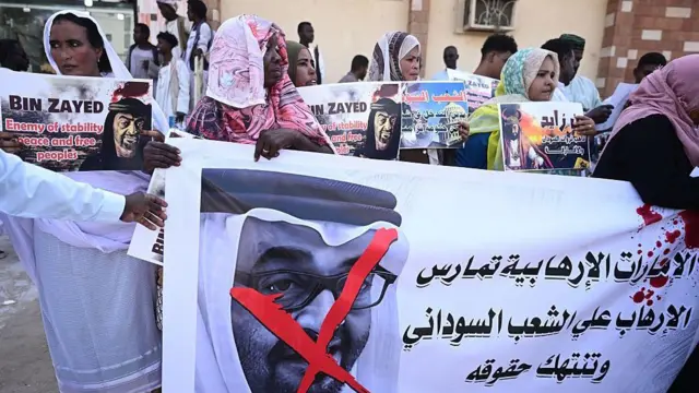 احتجاجات مناوئة للإمارات في السودان