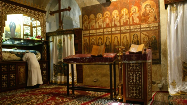 دير الأنباء بيشوي في وادي النطرون مصر