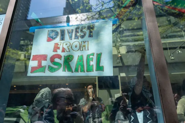 Demo mahasiswa anti-perang di Gaza