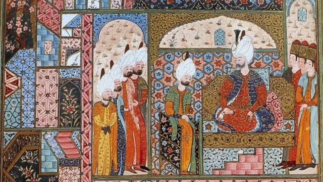 অটোমান সাম্রাজ্যকে ঘিরে মোজাইক চিত্র।