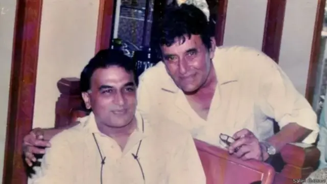 گاوسکر کے ساتھ سلیم درانی