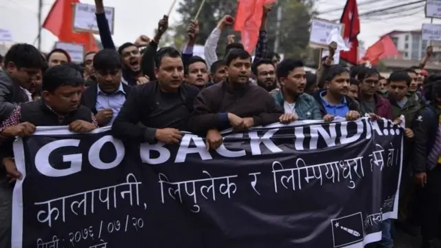 लिपुलेख, लिम्पियाधुरा और कालापानी विवाद को लेकर नेपाल में भारत विरोधी प्रदर्शन