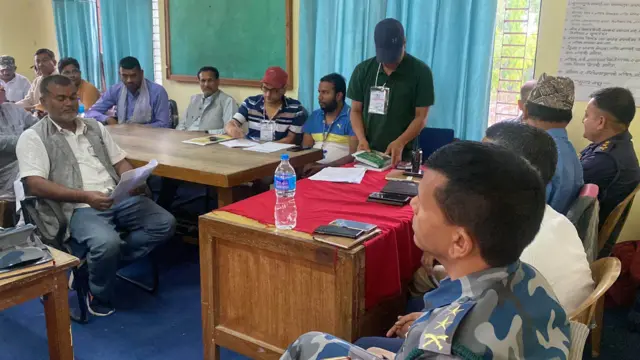 बारामा मतगणना सुरु गर्ने विषयमा सर्वदलीय बैठक बसेको थियो 