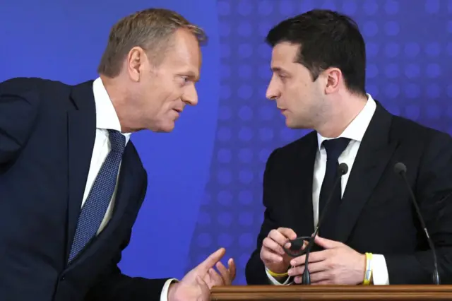 Туск и Зеленский