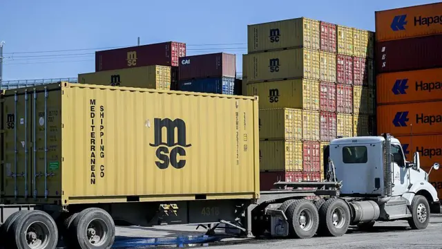 瑞士航運龍頭「地中海航運公司」（MSC）的貨櫃