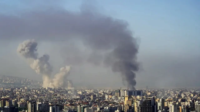 İsrailin hava zərbələrindən Beyrutda güclü partlayışlar olub