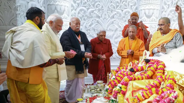 राम मंदिर में प्राण प्रतिष्ठा 