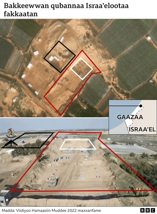 Bakkeewwan qubannaa Israa'elootaa fakkeeffame