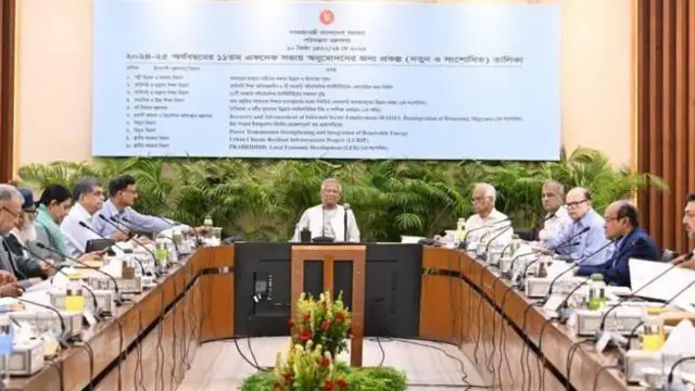 উপদেষ্টা পরিষদের সদস্যরা বৈঠক করছেন