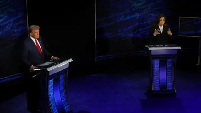 डोनाल्ड ट्रंप और कमला हैरिस