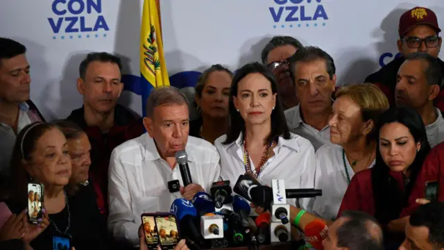 Edmundo González e María Corina Machado