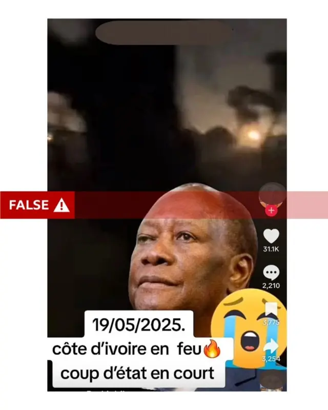 Muuqaalda ugu caansan YouTube-ka ee ku saabsan qalalaasaha lagu eedeeyay Ivory Coast, oo malaayiin jeer la daawaday, ayaa waxaa wadaagay kanaalo inta badan isu ekaysiiya sida ay uga go'an tahay Pan-Africanism ama doodaha ku saabsan hoggaamiyiha junta ee Burkina Faso