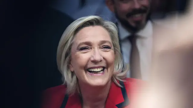 A política francesa Marine Le Pen