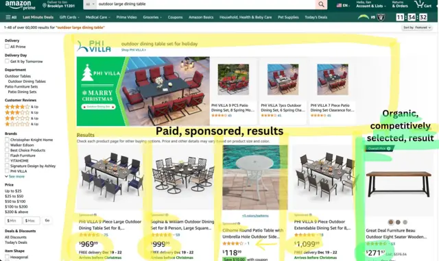 Captura de pantalla Amazon