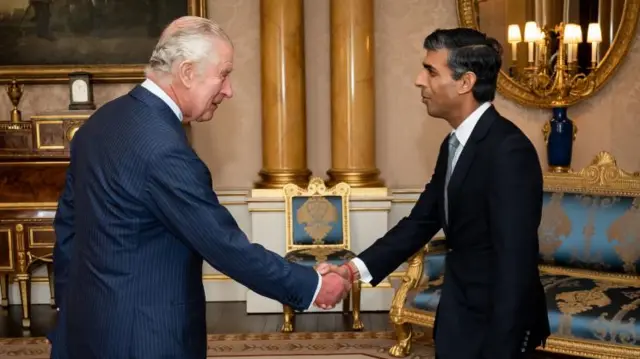 İngiltere Kralı 3. Charles ve Başbakan Rishi Sunak