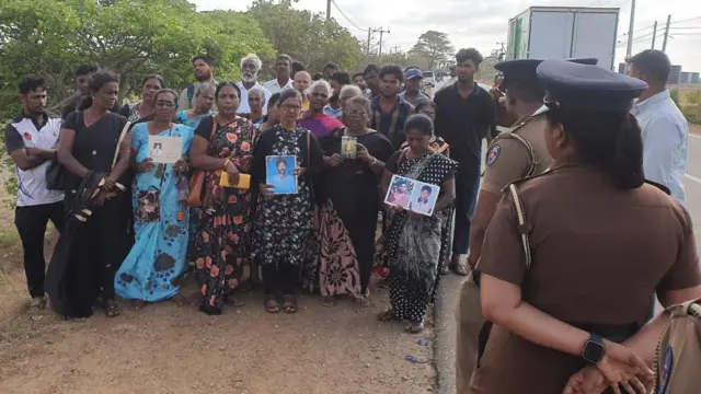 අතුරුදන්වූවන්ගේ ඥාතීන් පැවැත්වූ විරෝධතාව