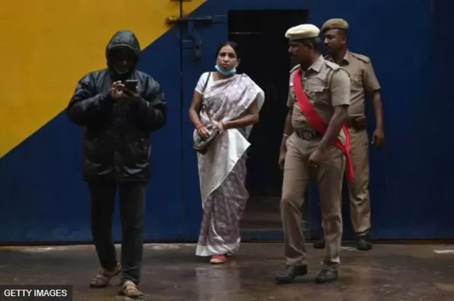 રાજીવ ગાંધી હત્યા કેસમાં દોષિત થયેલાં નલિની