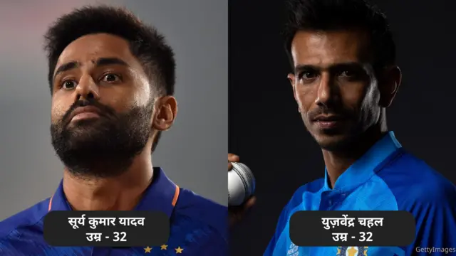 सूर्य कुमार यादव और युज़वेंद्र चहल