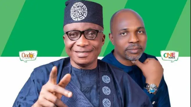 Aworan Olusola Ebiseni ati igbakeji rẹ