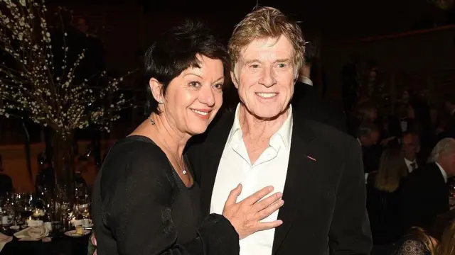 Robert Redford e Sibylle Szaggars