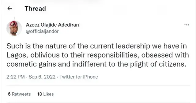 aworan oju opo ayelujara Olajide Adeniran