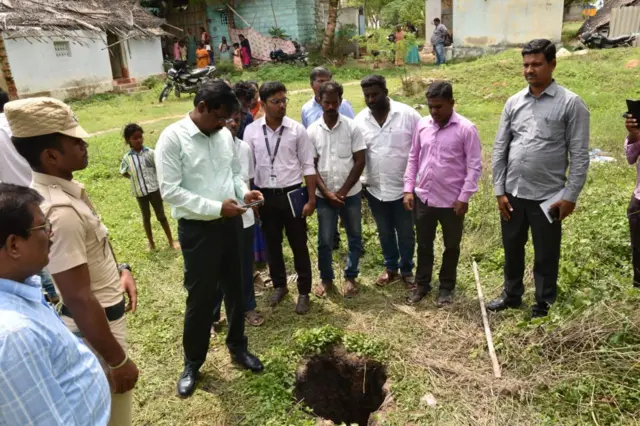 திருப்பத்தூரில் விழுந்தது விண்கல்லா?