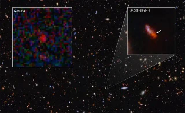 Imagen de las dos galaxias