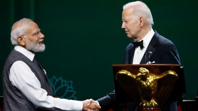 नरेंद्र मोदी और जो बाइडन