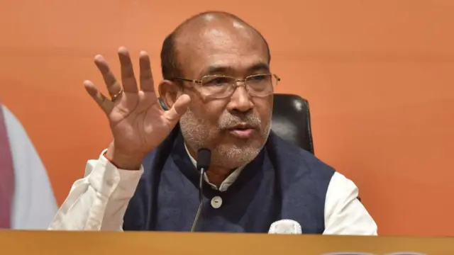 মণিপুরের মুখ্যমন্ত্রী এন বীরেন সিং