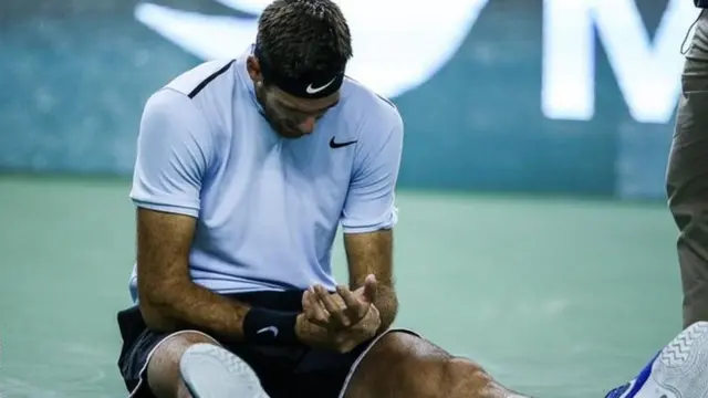 مصدومیت دست دل‌پوترو در یک‌چهارم نهایی مسترز شانگهای