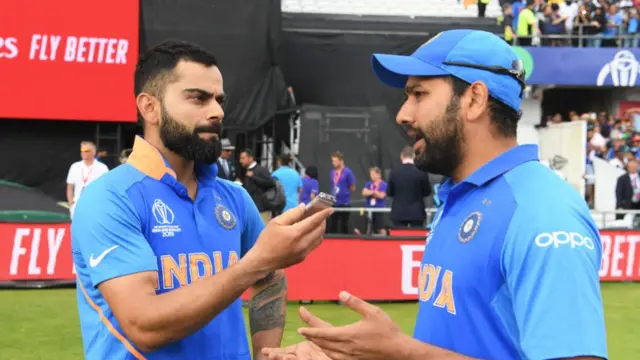 विराट कोहली, रोहित शर्मा, भारतीय क्रिकेट संघ