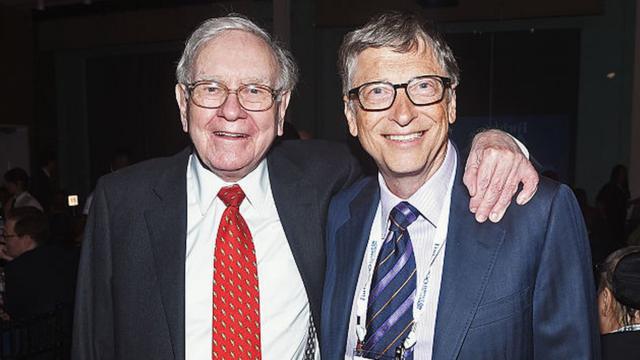 Warren Buffett y Bill Gates en 2015.