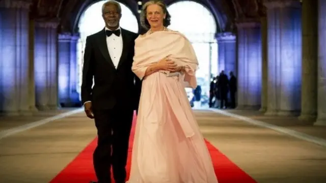 Kofi Annan na nwunye ya bụ Nane