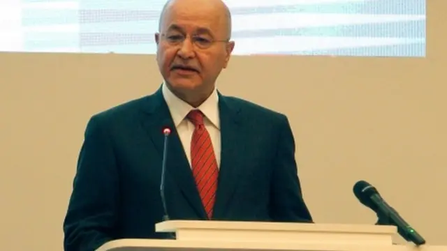 इराक़ के राष्ट्रपति बरहम सालेह