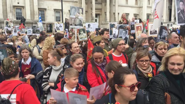 "Бессмертный полк" в Лондоне