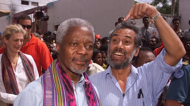 Xanana Gusmao, Kofi Annan